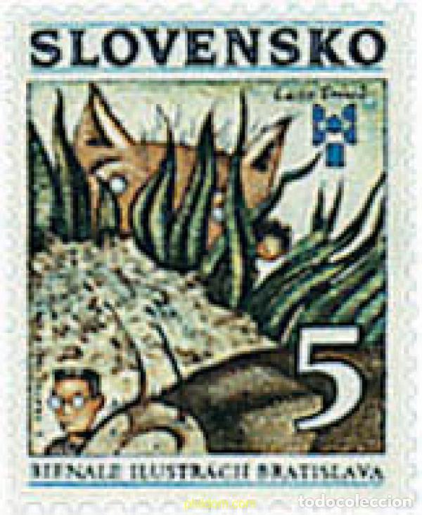 Sellos: 99454 MNH ESLOVAQUIA 1993 BIENAL DE LA ILUSTRACION DE BRATISLAVA