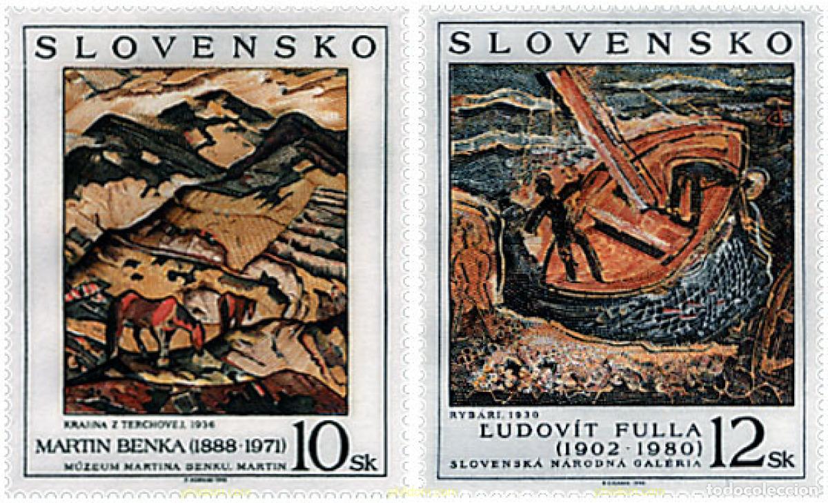 Sellos: 41160 MNH ESLOVAQUIA 1998 ARTE