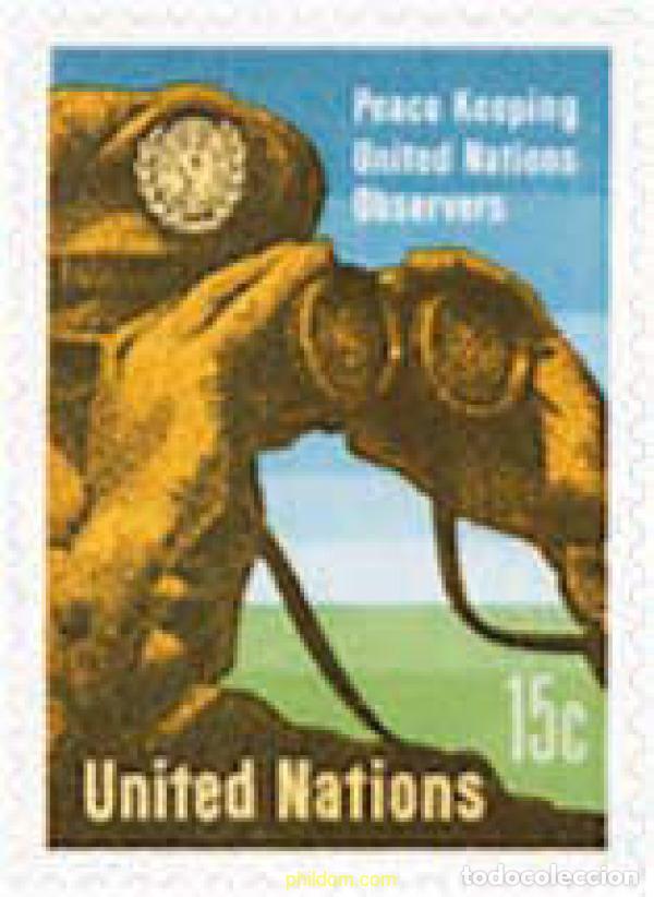Sellos: 37446 MNH NACIONES UNIDAS. Nueva York 1966 OBSERVADORES MILITARES DE LAS NACIONES UNIDAS