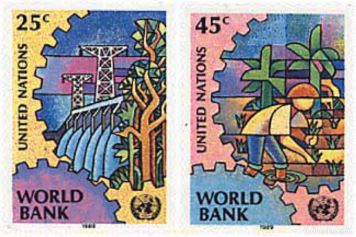 Sellos: 37449 MNH NACIONES UNIDAS. Nueva York 1989 EL BANCO MUNDIAL