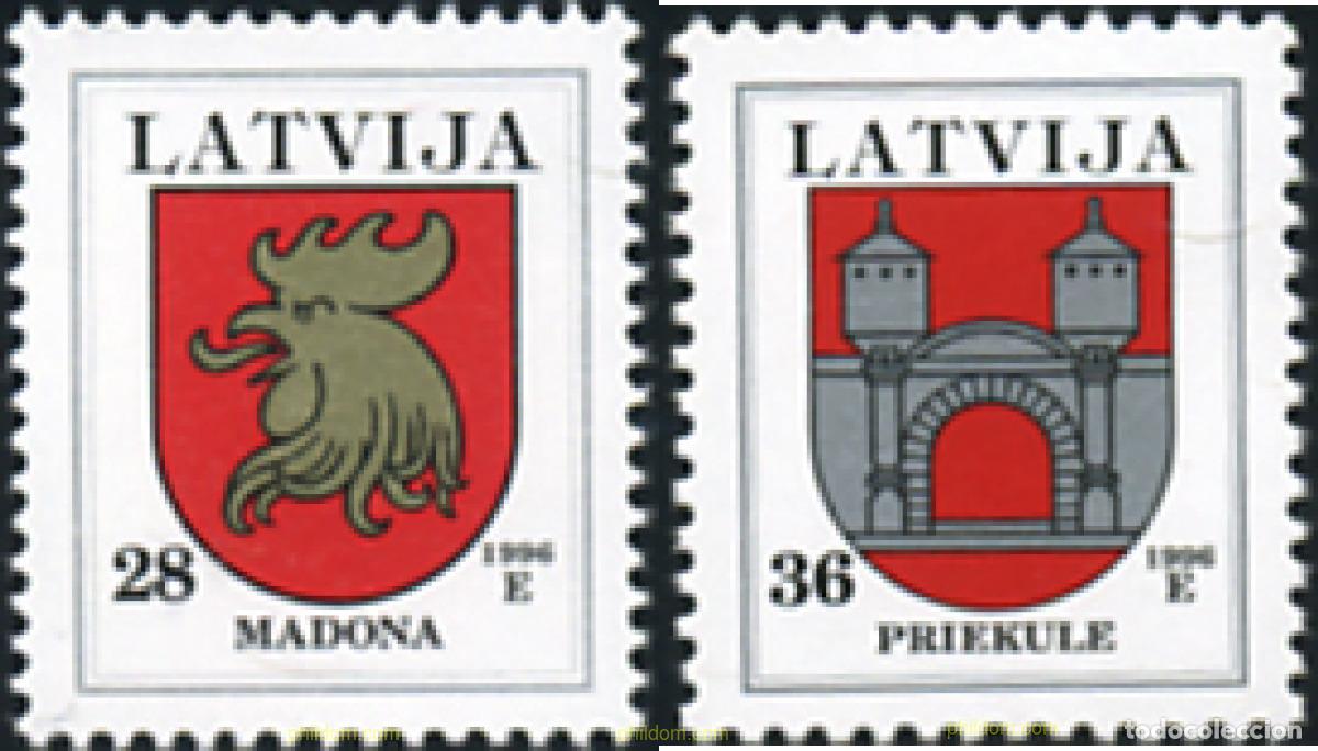 Sellos: 86461 MNH LETONIA 1996 ESCUDOS