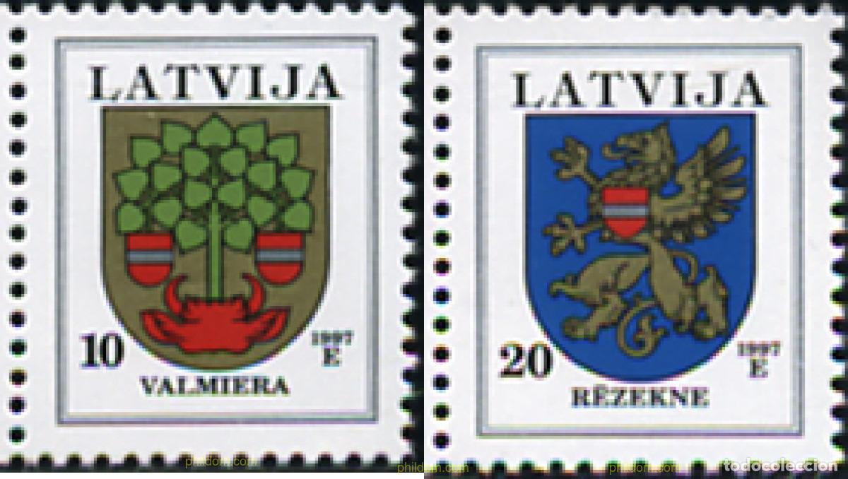 Sellos: 86599 MNH LETONIA 1997 ESCUDOS