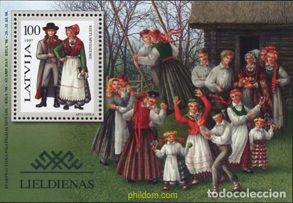 Sellos: 86547 MNH LETONIA 1997 TRAJES REGIONALES