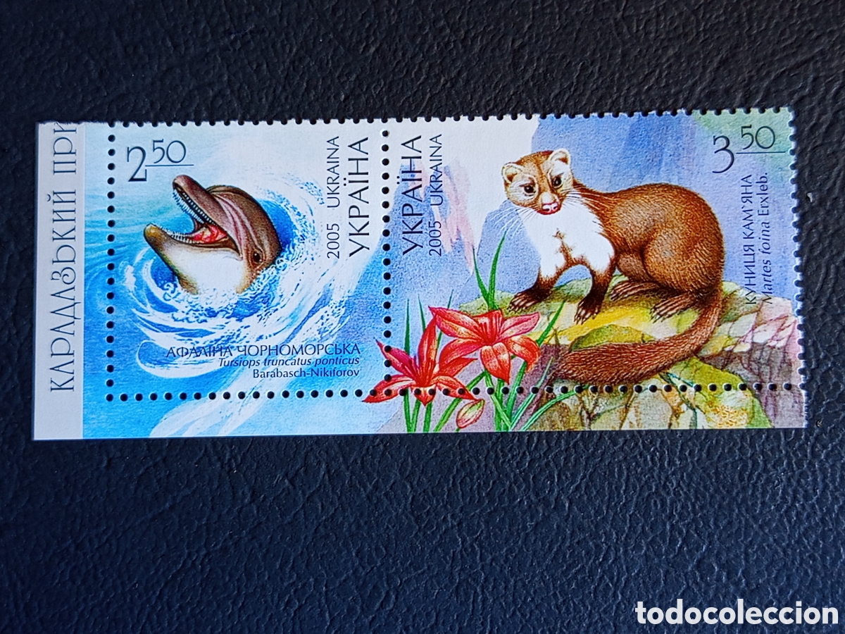 Sellos: Ucrania 2005 Reserva Karadag delf&iacute;n gardu&ntilde;a par MNH Michel 668-671