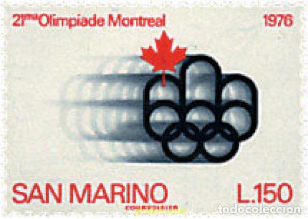 Sellos: 70081 MNH SAN MARINO 1976 21 JUEGOS OLIMPICOS VERANO MONTREAL 1976