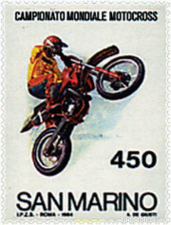 Sellos: 42096 MNH SAN MARINO 1984 CAMPEONATOS DEL MUNDO DE MOTOCROSS