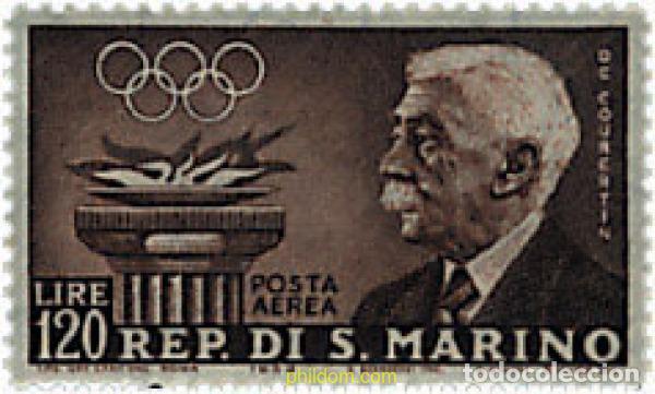 Sellos: 250250 HINGED SAN MARINO 1959 17 JUEGOS OLIMPICOS VERANO ROMA 1960