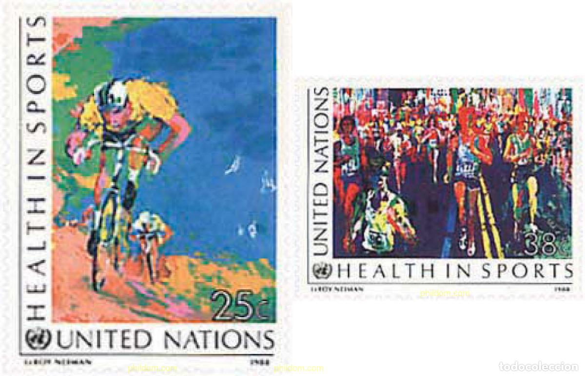 Sellos: 29153 MNH NACIONES UNIDAS. Nueva York 1988 LA SALUD POR EL DEPORTE