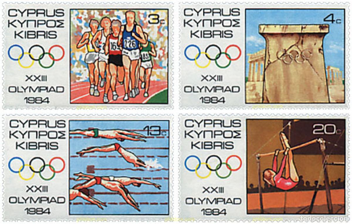 Sellos: 71732 MNH CHIPRE 1984 23 JUEGOS OLIMPICOS VERANO LOS ANGELES 1984