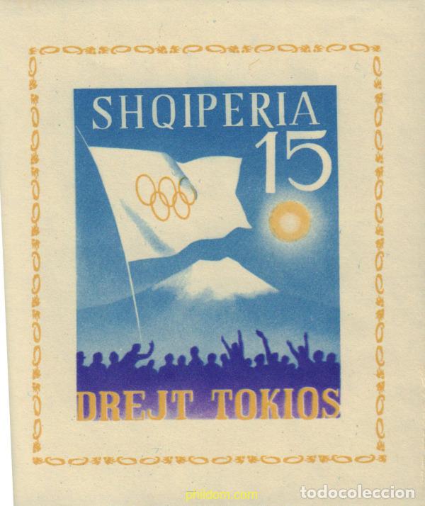 Selos: 369135 MNH ALBANIA 1964 18 JUEGOS OLIMPICOS VERANO TOKIO 1964