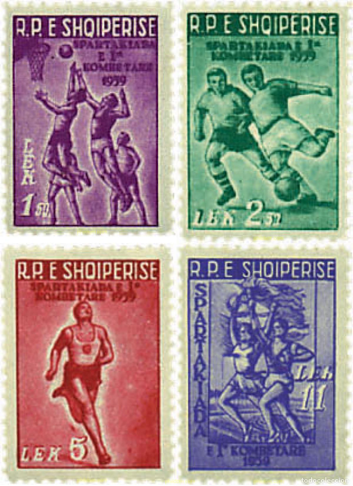 Selos: 680738 MNH ALBANIA 1959 1 SPARTAKIADA NACIONAL