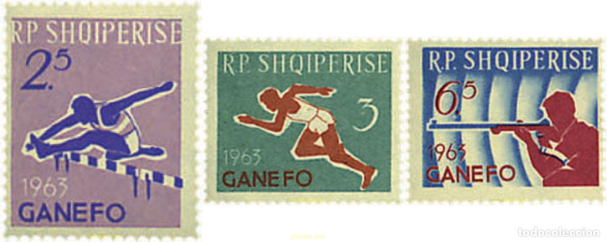 Selos: 680800 MNH ALBANIA 1964 JUEGOS DEPORTIVOS EN DJAKARTA. GANEFO1963