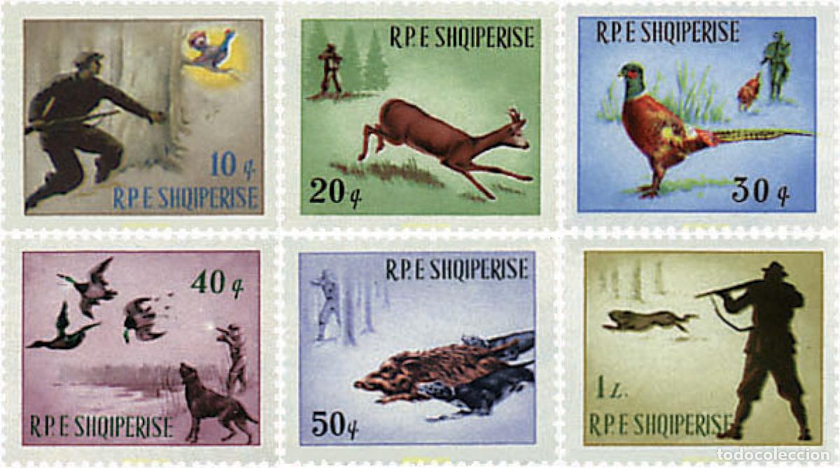 Selos: 78128 MNH ALBANIA 1965 CAZA
