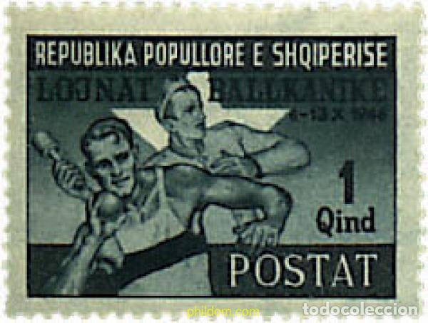 Selos: 680659 MNH ALBANIA 1946 JUEGOS BALCANICOS