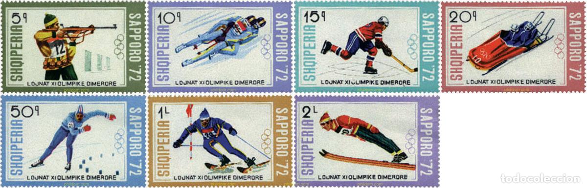 Selos: 78369 MNH ALBANIA 1972 11 JUEGOS OLIMPICOS DE INVIERNO SAPPORO 1972