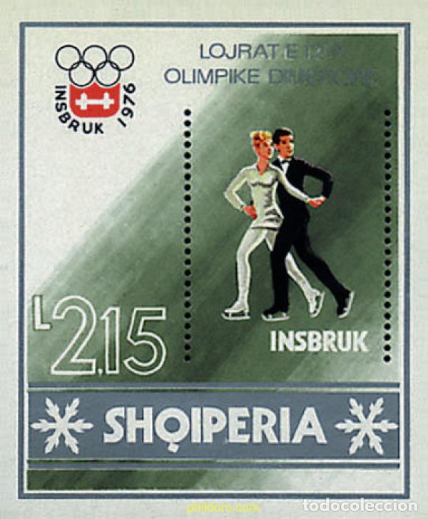Sellos: 78433 MNH ALBANIA 1976 12 JUEGOS OLIMPICOS INVIERNO INNSBRUCK 1976