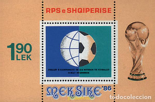 Sellos: 78545 MNH ALBANIA 1986 COPA DEL MUNDO DE FUTBOL. MEXICO-86