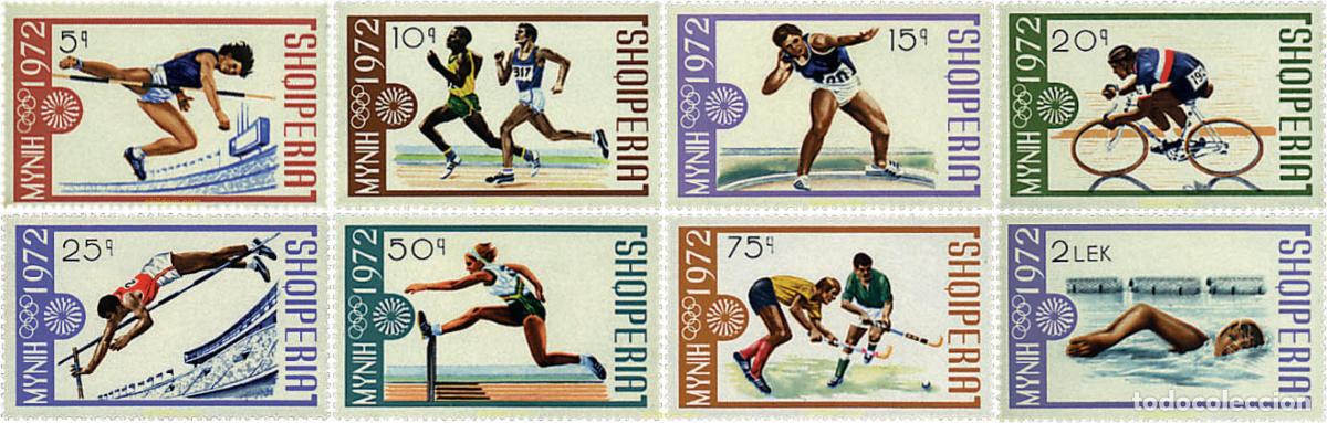Sellos: 199527 HINGED ALBANIA 1972 20 JUEGOS OLIMPICOS VERANO MUNICH 1972