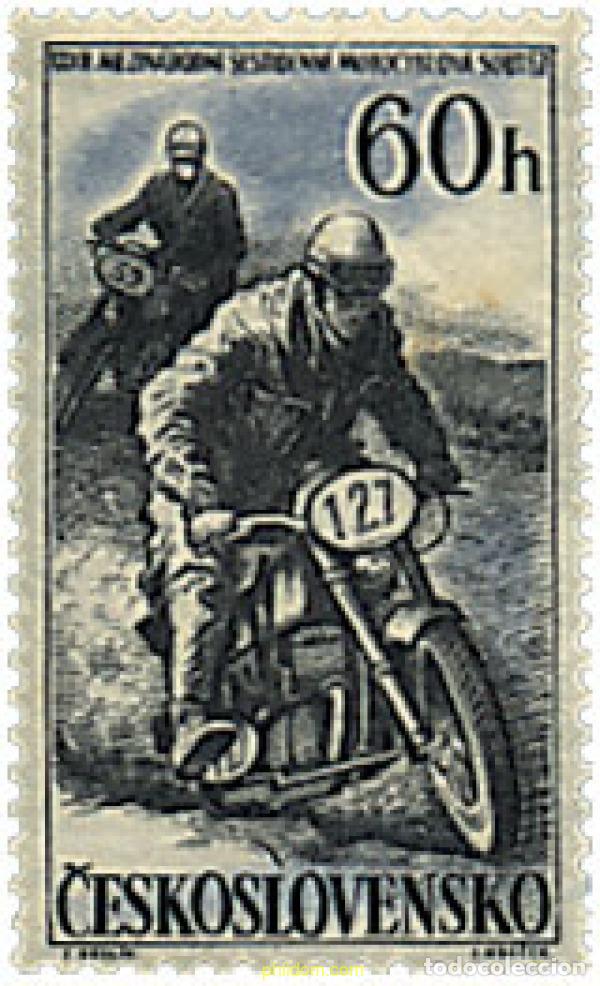 Francobolli: 42212 MNH CHECOSLOVAQUIA 1957 32 CARRERA MOTOCICLISTA INTERNACIONAL DE LOS 6 DIAS