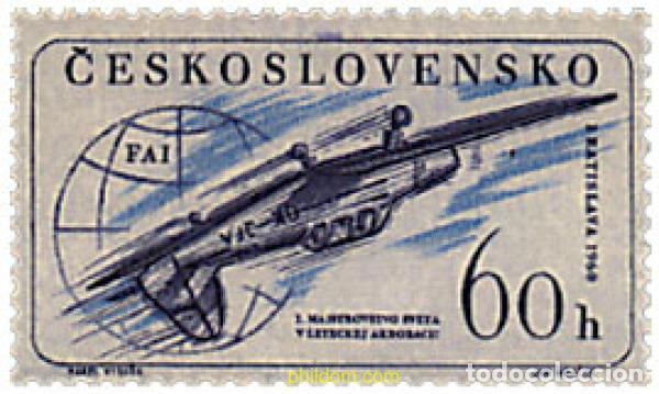 Francobolli: 42210 MNH CHECOSLOVAQUIA 1960 CAMPEONATO DE ACROBACIA AEREA