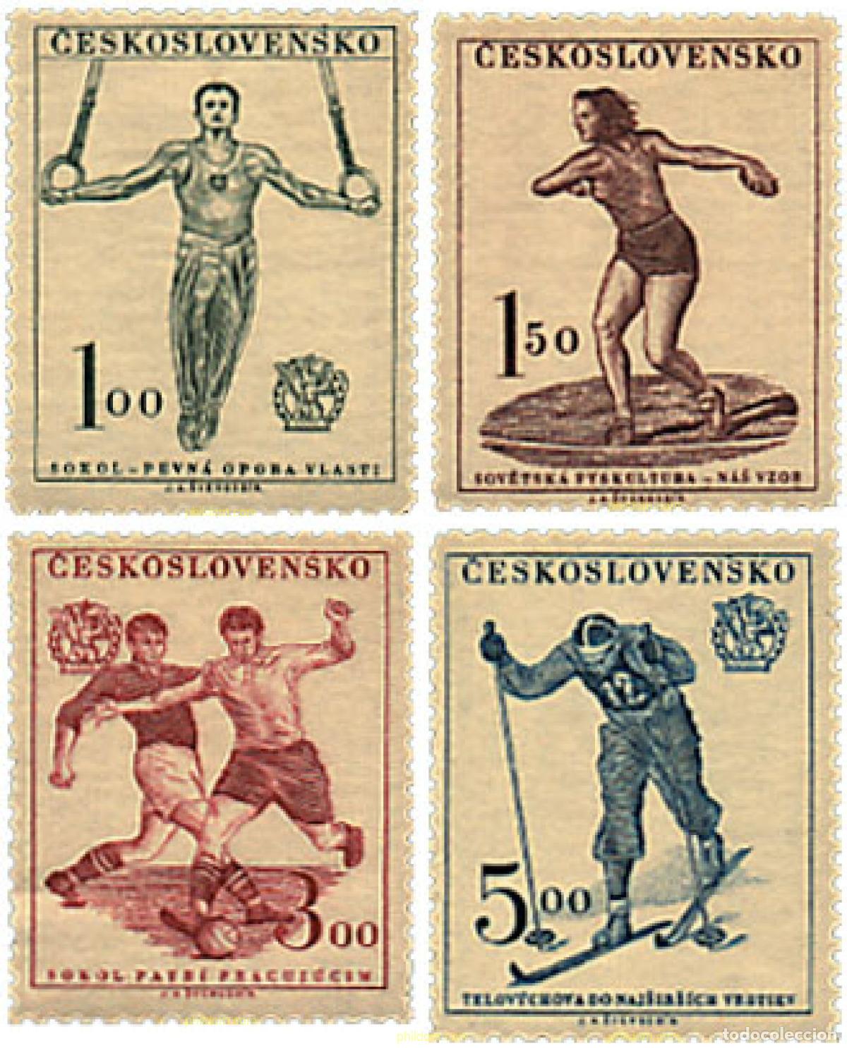 Sellos: 232652 HINGED CHECOSLOVAQUIA 1951 DEPORTES