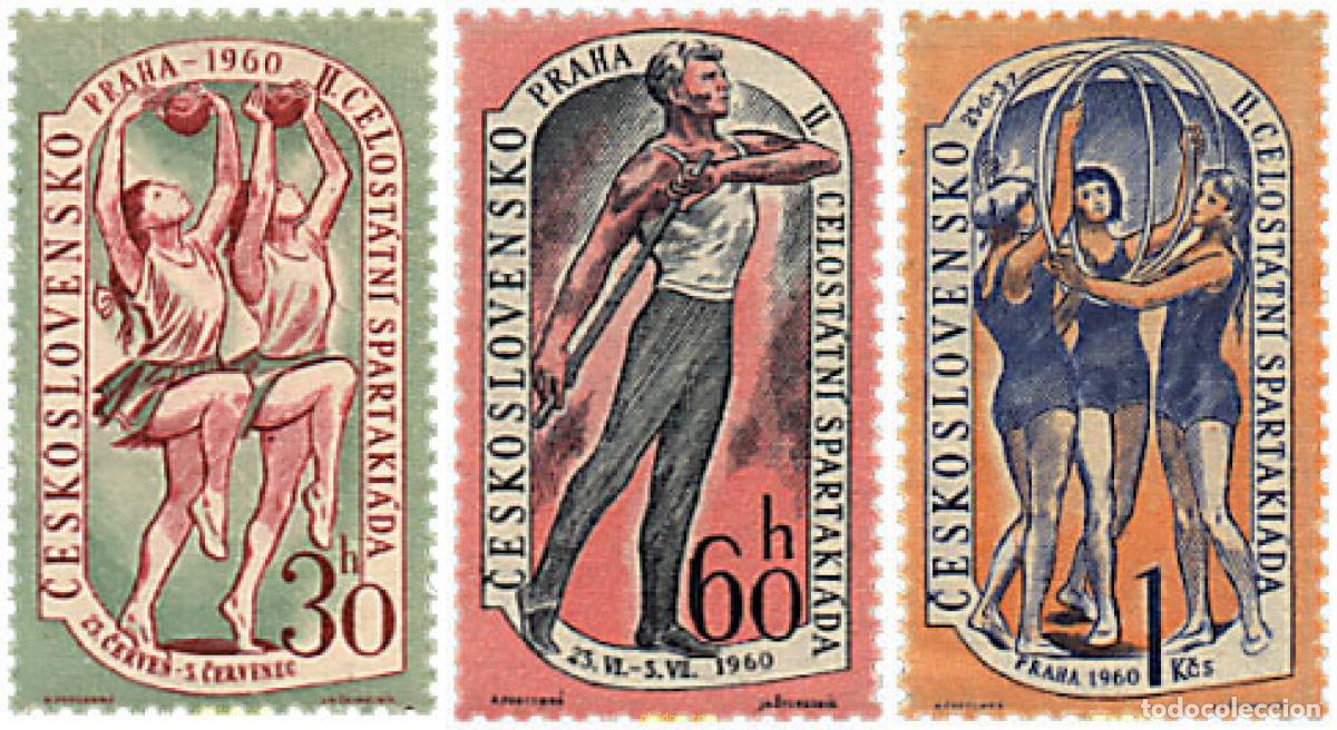 Sellos: 63633 MNH CHECOSLOVAQUIA 1960 2 SPARTAKIADA NACIONAL