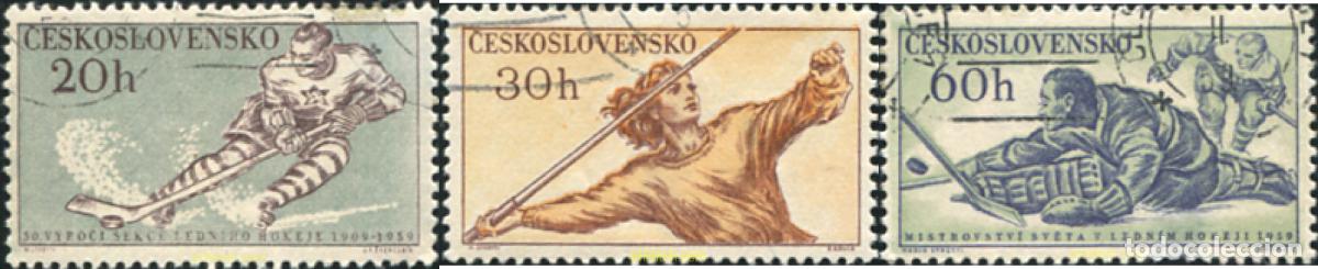 Sellos: 200106 USED CHECOSLOVAQUIA 1959 DEPORTE