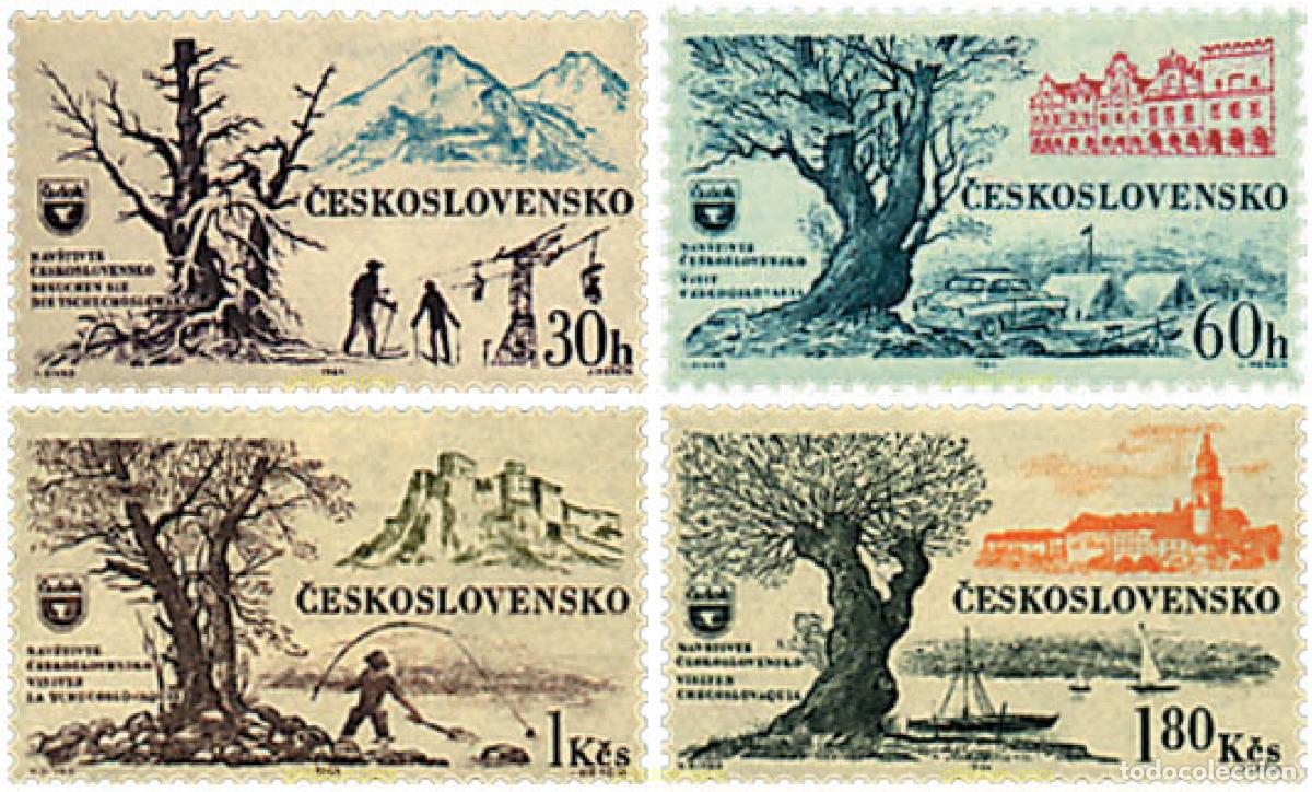 Sellos: 63649 MNH CHECOSLOVAQUIA 1964 PROPAGANDA PARA EL TURISMO