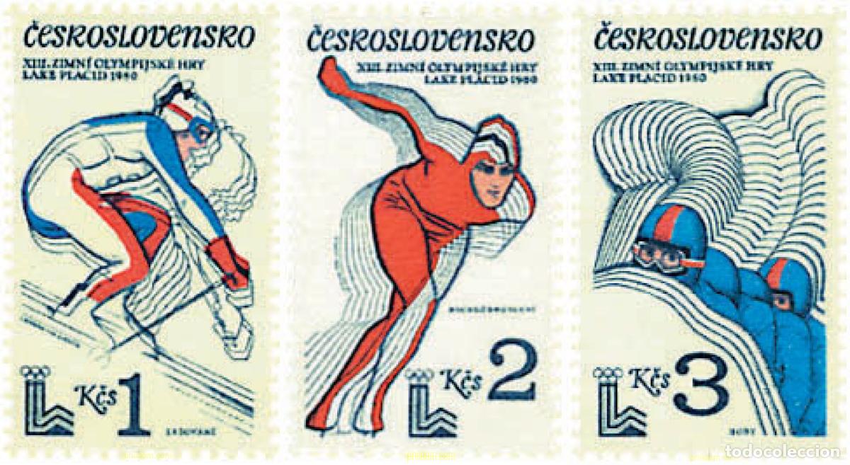 Selos: 70684 MNH CHECOSLOVAQUIA 1980 13 JUEGOS OLIMPICOS INVIERNO LAKE PLACID 1980