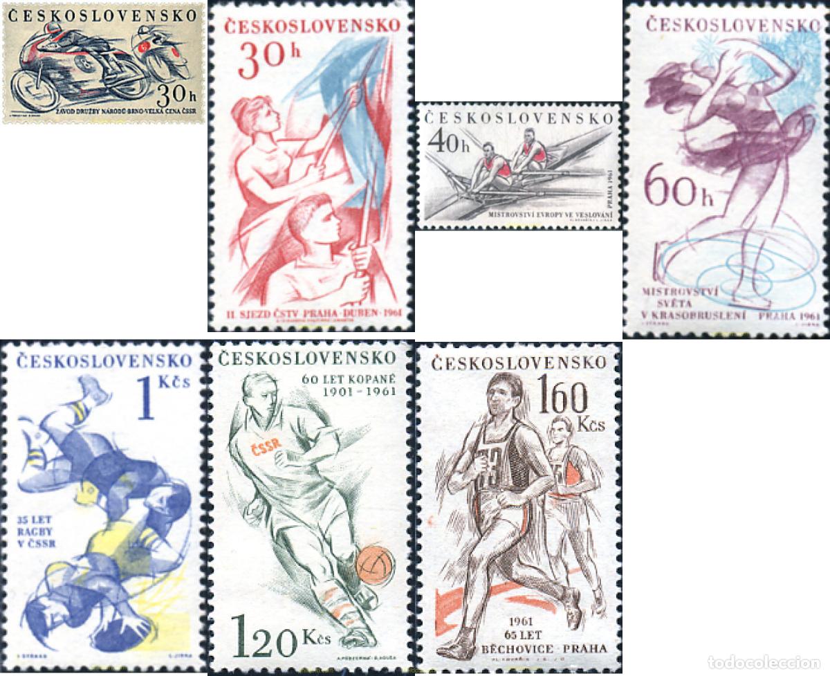 Sellos: 259625 HINGED CHECOSLOVAQUIA 1961 DEPORTES