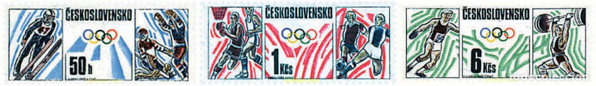Sellos: 70687 MNH CHECOSLOVAQUIA 1988 24 JUEGOS OLIMPICOS VERANO SEUL 1988 - 15 JUEGOS OLIMPICOS INVIERNO.