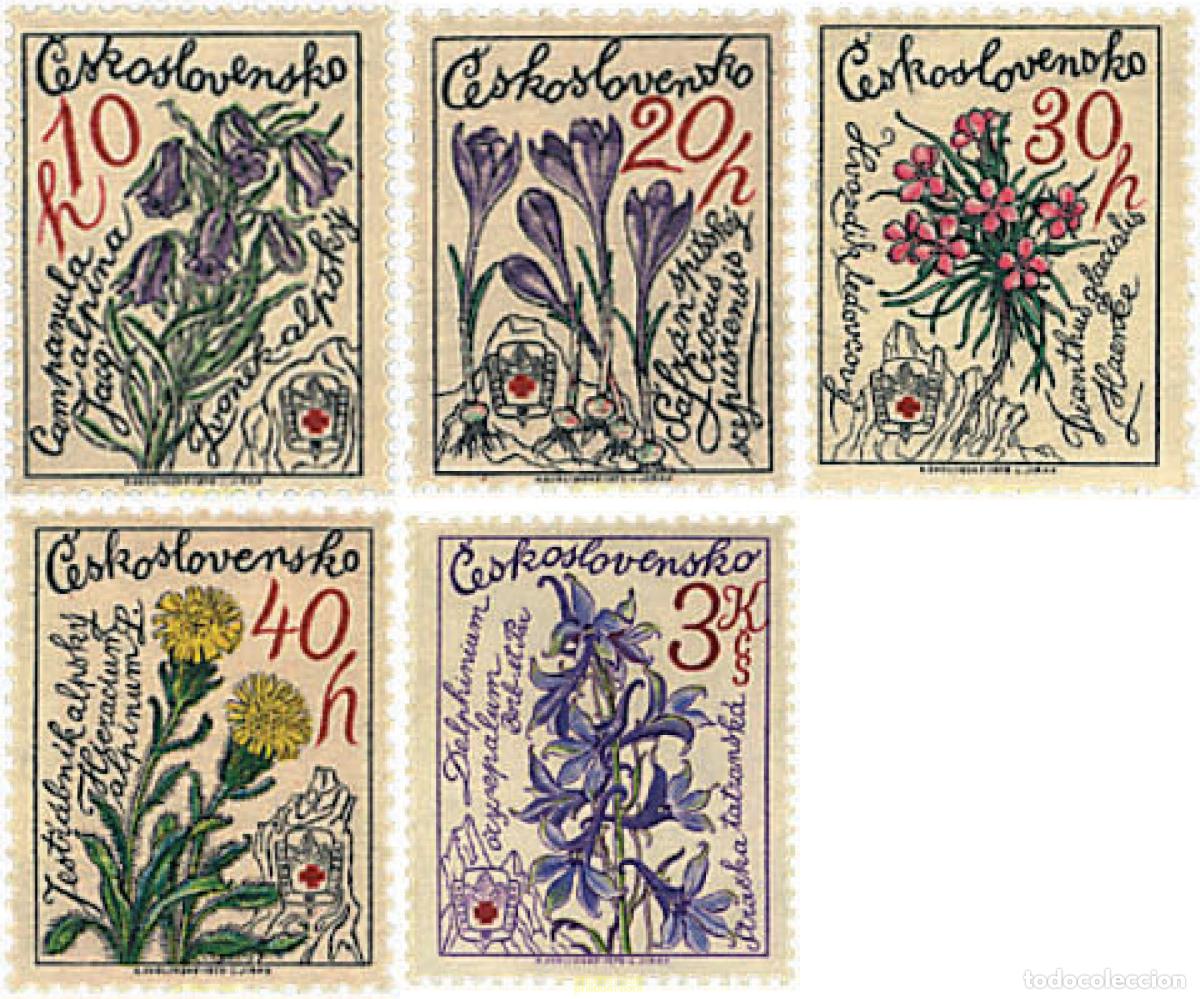 Sellos: 82835 MNH CHECOSLOVAQUIA 1979 25 ANIVERSARIO DEL SERVICIO DE SOCORRO DE MONTA&Ntilde;A. FLORES