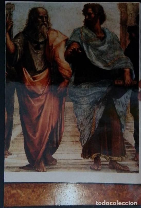 Sellos: KV)1955, ITALY, REPRODUCTION OF A DETAIL FROM &ldquo;THE SCHOOL OF ATHENS&rdquo; SHOWING THE PHILOSOPHERS PLATO
