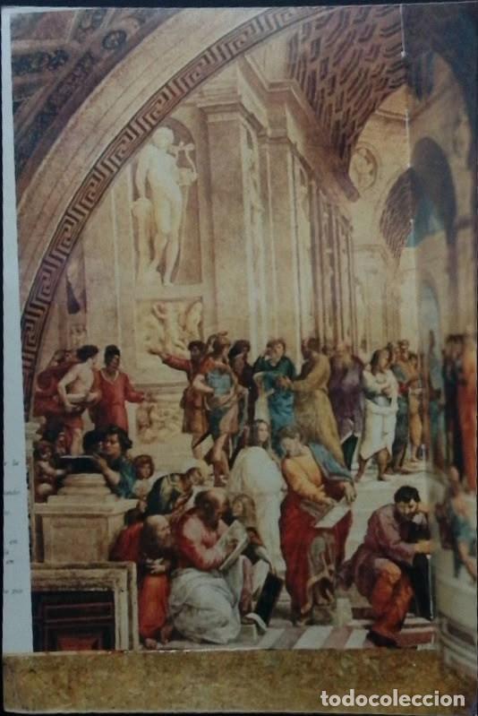 Sellos: KV)1956, ITALY, REPRODUCTION OF A DETAIL FROM RAPHAEL&rsquo;S &ldquo;THE SCHOOL OF ATHENS&rdquo; SHOWING PHILOSOPHERS