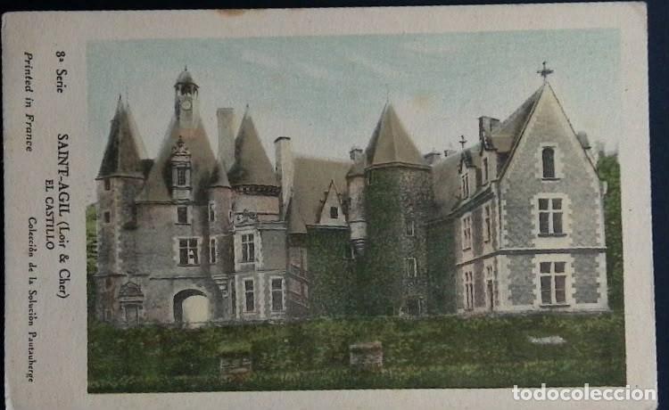 Sellos: KV) 1920, FRANCE, VIEW OF THE CH&Acirc;TEAU DE LA SELLE IN SAINT-AIGNAN (LOIR-ET-CHER) FEATURING ITS TOWER