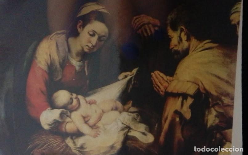 Sellos: KV)1950, SPAIN, REPRODUCTION OF A BAROQUE RELIGIOUS PAINTING DEPICTING THE ADORATION OF THE INFANT