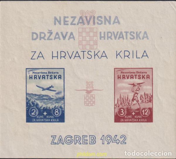 Sellos: 166526 MNH CROACIA 1942 AERONAUTICA