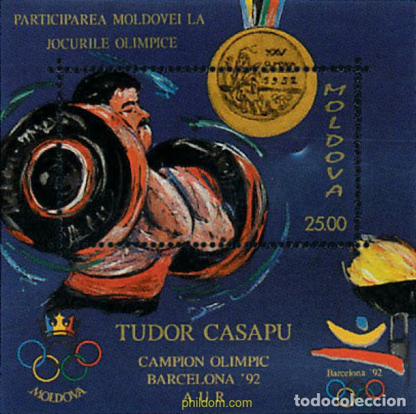Sellos: 61503 MNH MOLDAVIA 1992 25 JUEGOS OLIMPICOS VERANO BARCELONA 1992