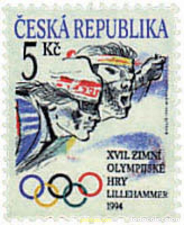 Sellos: 70689 MNH CHEQUIA 1994 17 JUEGOS OLIMPICOS INVIERNO LILLEHAMMER 1994