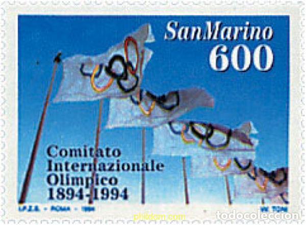 Sellos: 70382 MNH SAN MARINO 1994 CENTENARIO DEL COMITE OLIMPICO INTERNACIONAL