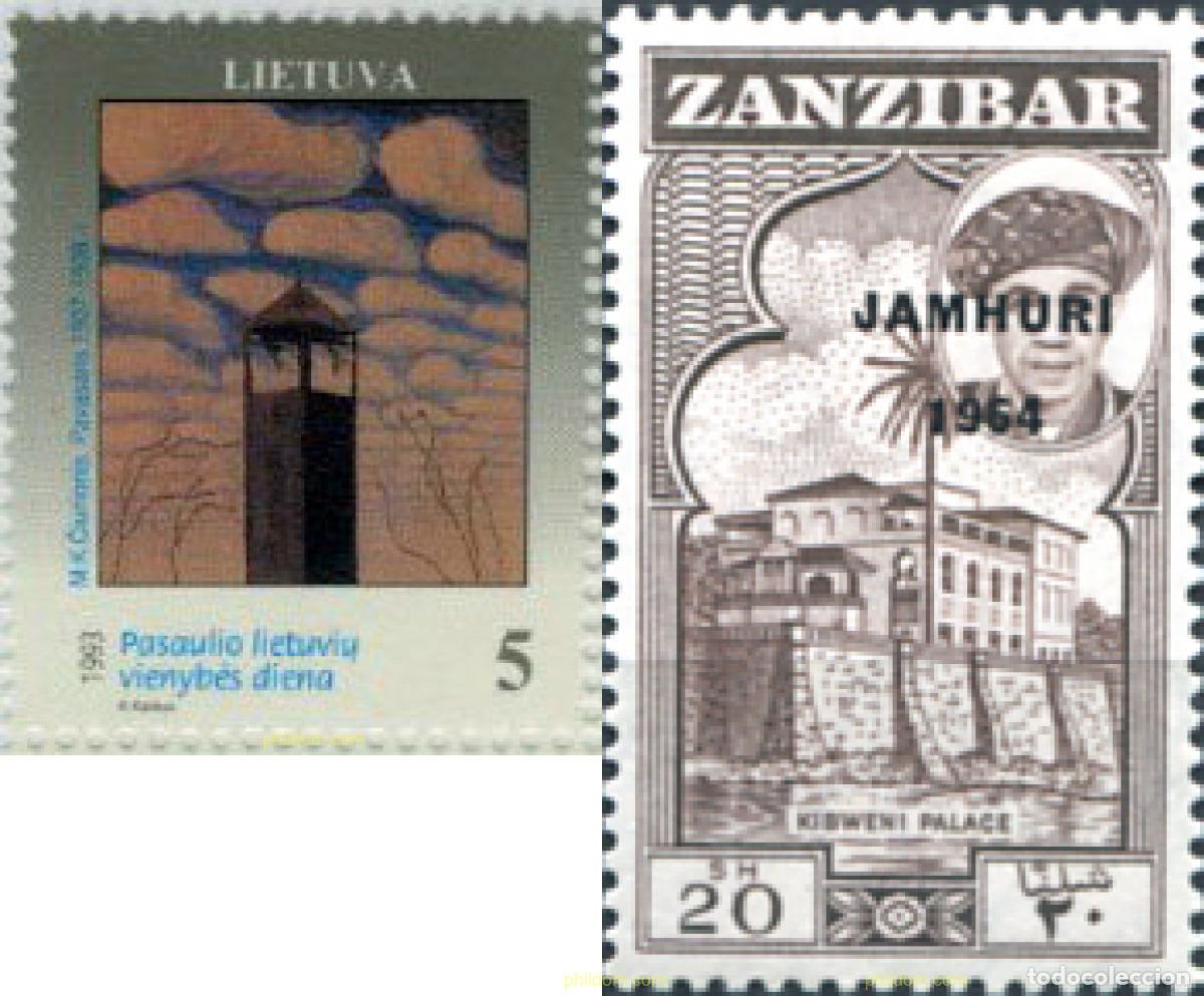 Sellos: 61429 MNH LITUANIA 1993 DIA MUNDIAL POR LA UNION DE LOS LITUANOS