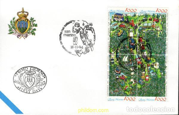 Sellos: 385517 MNH SAN MARINO 1994 COPA DEL MUNDO DE FUTBOL. USA-94
