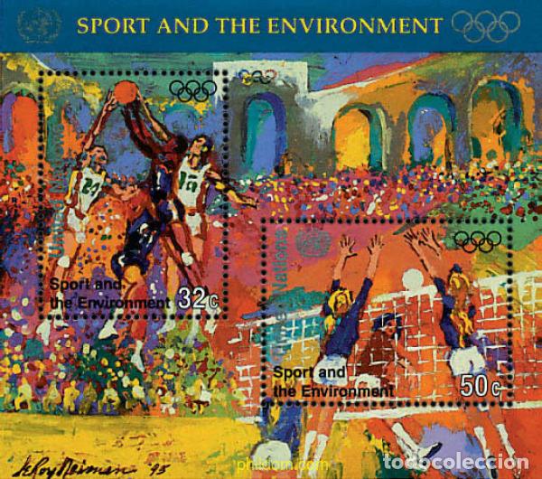 Sellos: 52451 MNH NACIONES UNIDAS. Nueva York 1996 CENTENARIO DE LOS JUEGOS OLIMPICOS