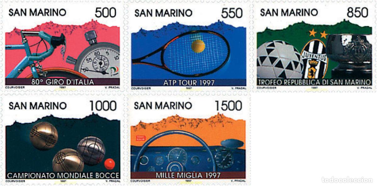 Sellos: 618099 MNH SAN MARINO 1997 DEPORTES