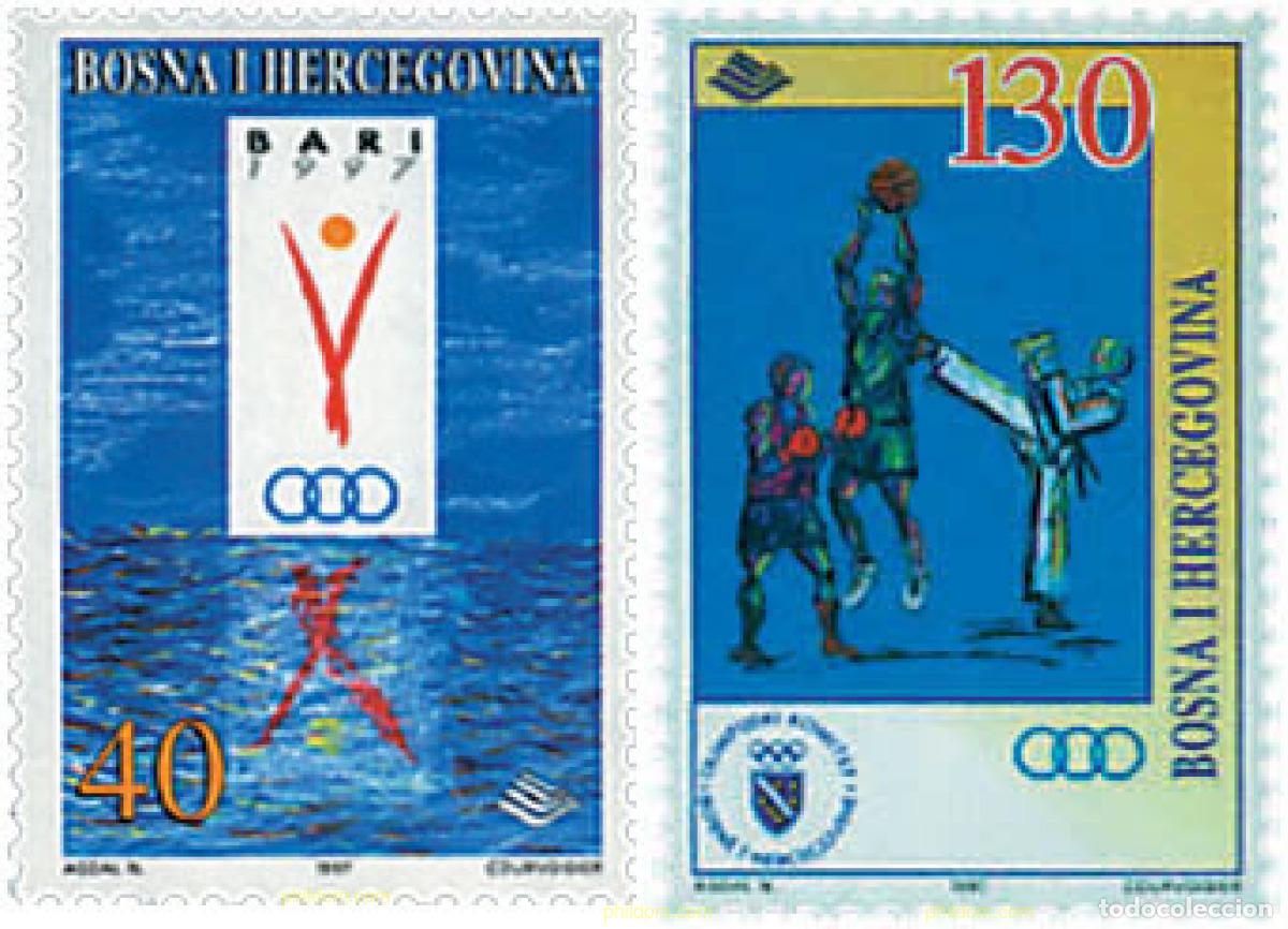 Sellos: 65289 MNH BOSNIA-HERZEGOVINA 1997 JUEGOS MEDITERRANEOS EN BARI