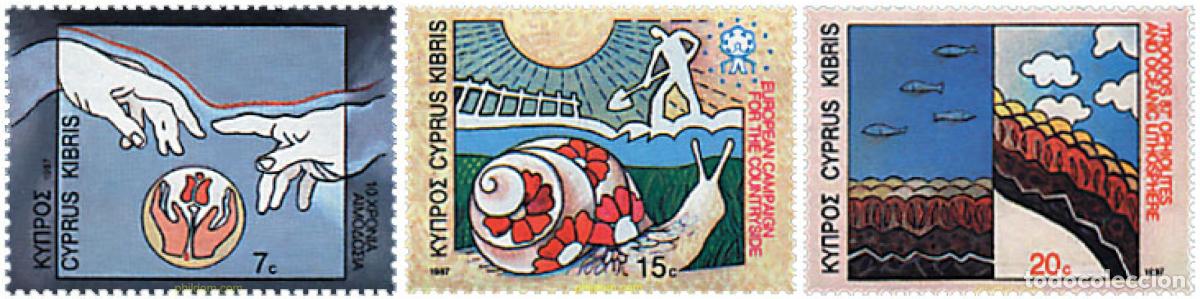 Sellos: 71740 MNH CHIPRE 1987 ANIVERSARIOS Y ACONTECIMIENTOS