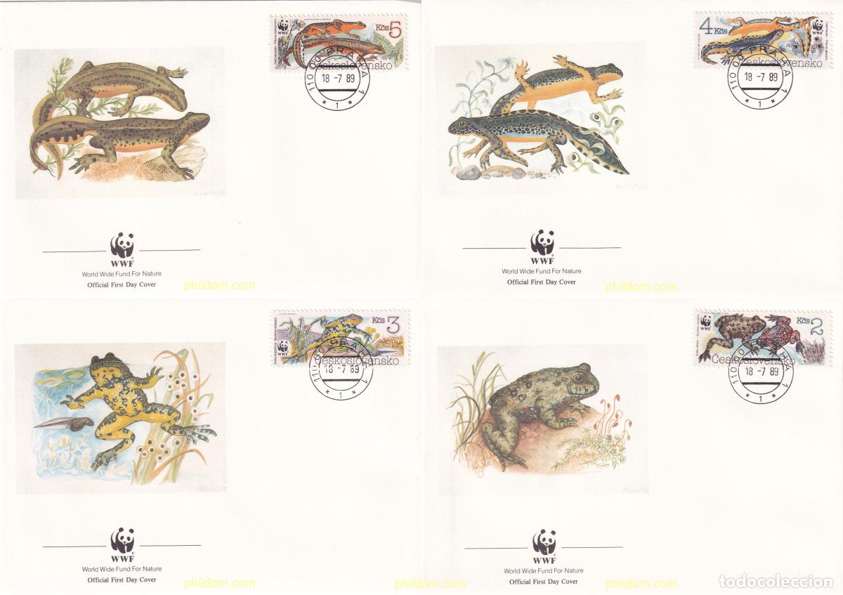 Sellos: 23130 MNH CHECOSLOVAQUIA 1989 ANFIBIOS