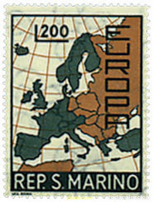 Sellos: 62129 MNH SAN MARINO 1967 EUROPA CEPT. ENGRANAJES