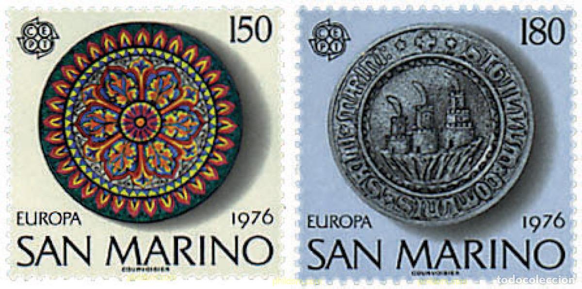 Sellos: 62297 MNH SAN MARINO 1976 EUROPA CEPT 1976 - ARTESANIA