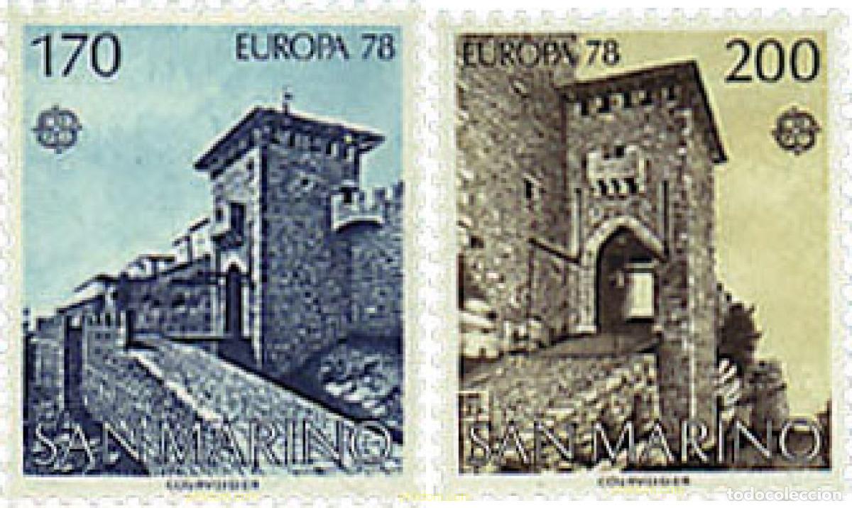 Sellos: 78350 MNH SAN MARINO 1978 EUROPA CEPT. ARQUITECTURA